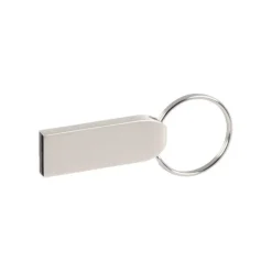 Gift Campaign USB personalizzabile sottile in metallo con portachiavi Keyring> Chiavette Usb Di Metallo