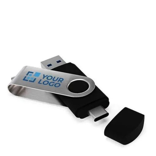 Gift Campaign USB personalizzata con doppia connessione velocità 3.0 Techmate-C 3.0> Chiavette Usb Economiche