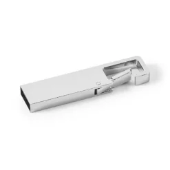 Gift Campaign USB personalizzate alluminio rettangolare e moschettone Metal Hook> Chiavette Usb Di Metallo