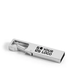 Gift Campaign USB personalizzate alluminio rettangolare e moschettone Metal Hook></noscript> Chiavette Usb Di Metallo