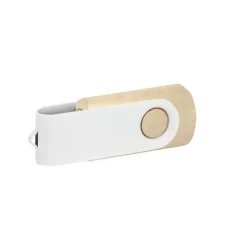 Gift Campaign USB personalizzate in legno con clip bianco Woodwhite> Chiavette Usb Ecologiche