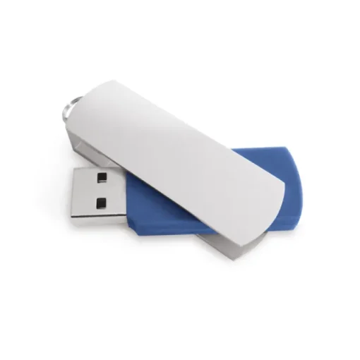 Gift Campaign USB pubblicitaria girevole con grande area di stampa Metalflash> Chiavette Usb Di Metallo