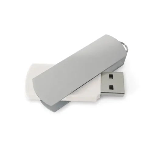 Gift Campaign USB pubblicitaria girevole con grande area di stampa Metalflash> Chiavette Usb Di Metallo