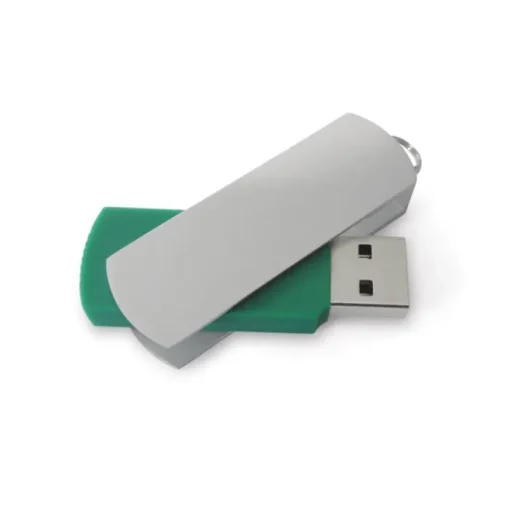 Gift Campaign USB pubblicitaria girevole con grande area di stampa Metalflash> Chiavette Usb Di Metallo