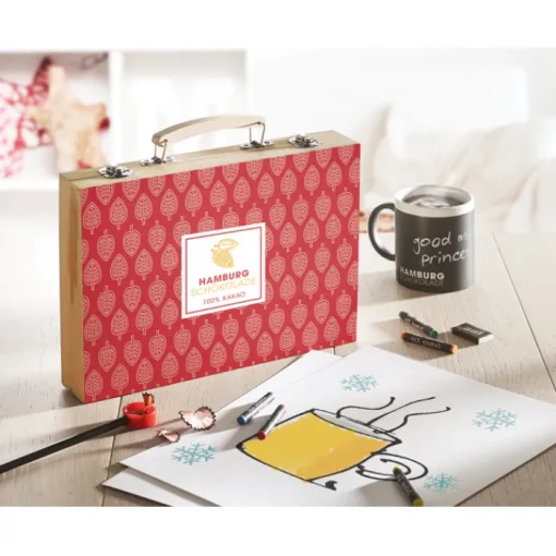 Gift Campaign Valigetta di con 66 accessori per colorare e pitturare Happy Kid> Regali Per Bambini|Matite Colorate