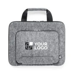 Gift Campaign Valigietta portadocumenti con logo riciclata multitasche Felt RPET> Gadget Ecologici|Ventiquattrore Personalizzate