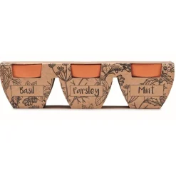 Gift Campaign Vasetti con logo in terracotta e semi di menta, prezzemolo e basilico></noscript> Vasetti Con Semi