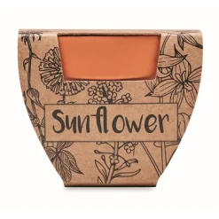Gift Campaign Vasetti personalizzati di terracotta con terriccio e semi di Girasole></noscript> Vasetti Con Semi