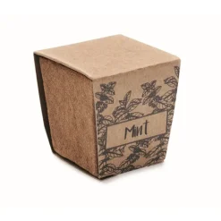 Gift Campaign Vasetto biodegradabile con semi di menta e terriccio prodotto in UE></noscript> Vasetti Con Semi