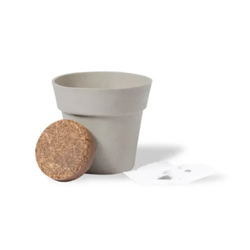 Gift Campaign Vasetto biodegradabile personalizzato con semi di Girasole SunFlower> Vasetti Con Semi