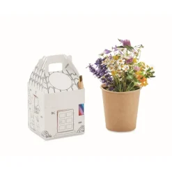 Gift Campaign Vasetto con semi di fiori di miele e matitone per bambini> Vasetti Con Semi