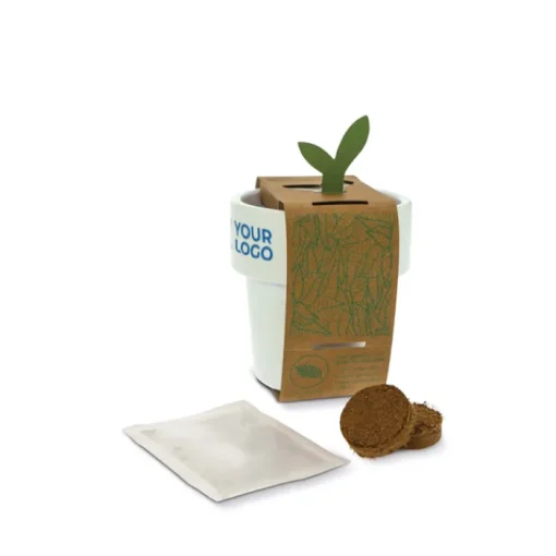 Gift Campaign Vasetto con semi di fragola che si può utilizzare come tazzina> Vasetti Con Semi