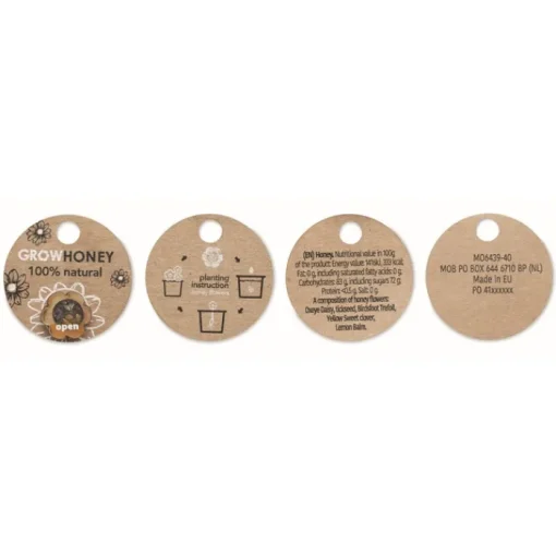 Gift Campaign Vasetto di miele da 50g con semi da piantare WildFlower> Altri Utensili Da Cucina