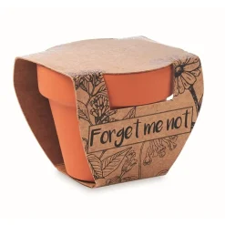 Gift Campaign Vasetto di terracotta personalizzato con semi del fiore Myosotis> Vasetti Con Semi