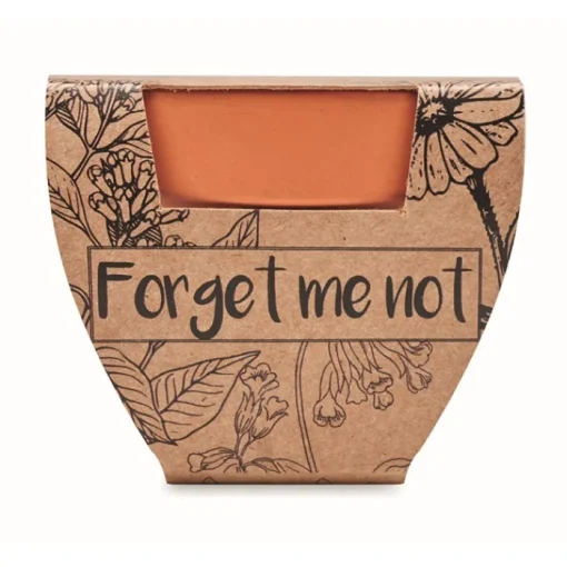 Gift Campaign Vasetto di terracotta personalizzato con semi del fiore Myosotis> Vasetti Con Semi