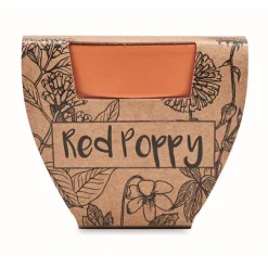 Gift Campaign Vasetto di terracotta personalizzabile con semi di Papavero></noscript> Vasetti Con Semi
