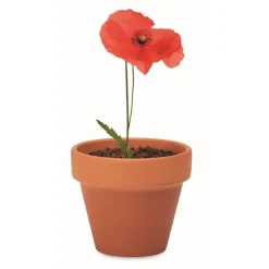 Gift Campaign Vasetto di terracotta personalizzabile con semi di Papavero></noscript> Vasetti Con Semi