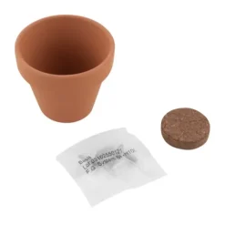 Gift Campaign Vasetto terracotta pubblicitario con terriccio e semi basilico Basil> Vasetti Con Semi