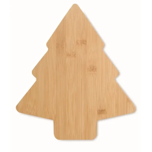 Gift Campaign Vassoio a forma di abete in bambù con 3 ciotoline Christmas Tree> Gadget Natalizi