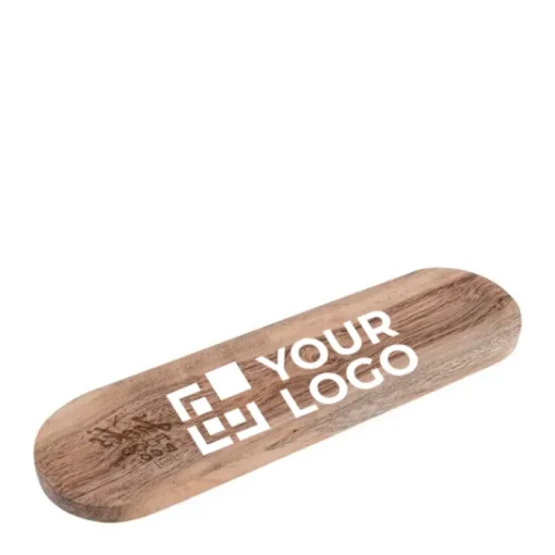 Gift Campaign Vassoio promozionale in legno di acacia con angoli arrotondati Aperitivo> Altri Utensili Da Cucina