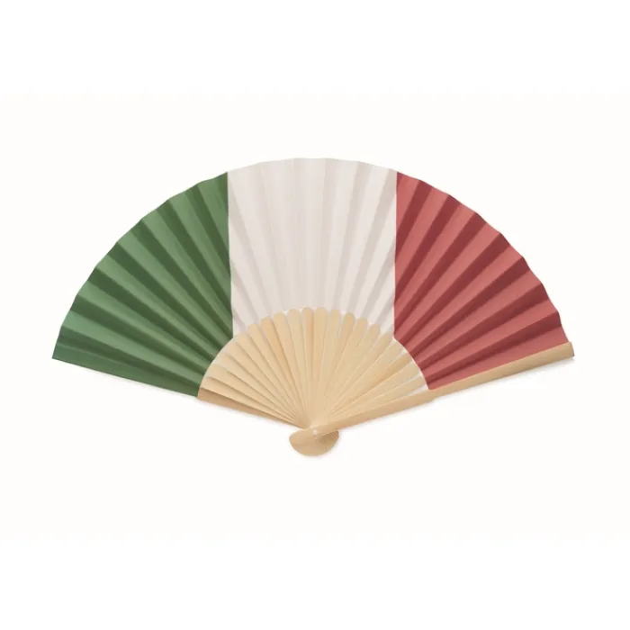 Gift Campaign Ventaglio in bambù con bandiere europee> Ventagli