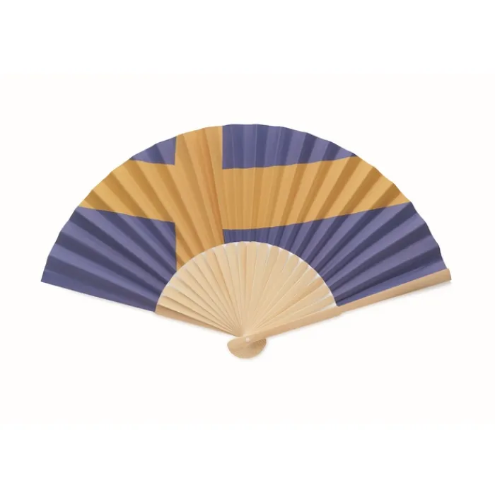 Gift Campaign Ventaglio in bambù con bandiere europee> Ventagli