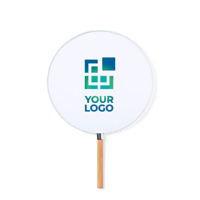 Gift Campaign Ventaglio pai pai in poliestere e manico in bambù Sublim> Ventagli