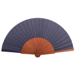 Gift Campaign Ventaglio personalizzabile in legno scuro e tessuto di poliestere 23cm></noscript> Ventagli