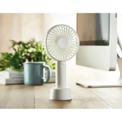 Gift Campaign Ventilatore da tavolo promozionale con 3 livelli di velocità Chill></noscript> Ventagli