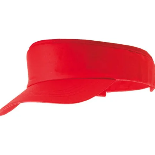 Gift Campaign Visiere pubblicitarie in colori vivaci regolabile con velcro Sun> Cappellini Personalizzati