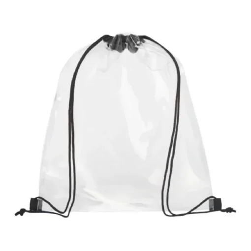 Gift Campaign Zainetti a sacca con logo trasparenti e corde colorate Transparent> Sacche Personalizzate