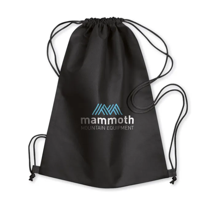 Gift Campaign Zainetti a sacca in colori vivaci corde abbinate TNT 80g/m2 Basic> Sacche Personalizzate