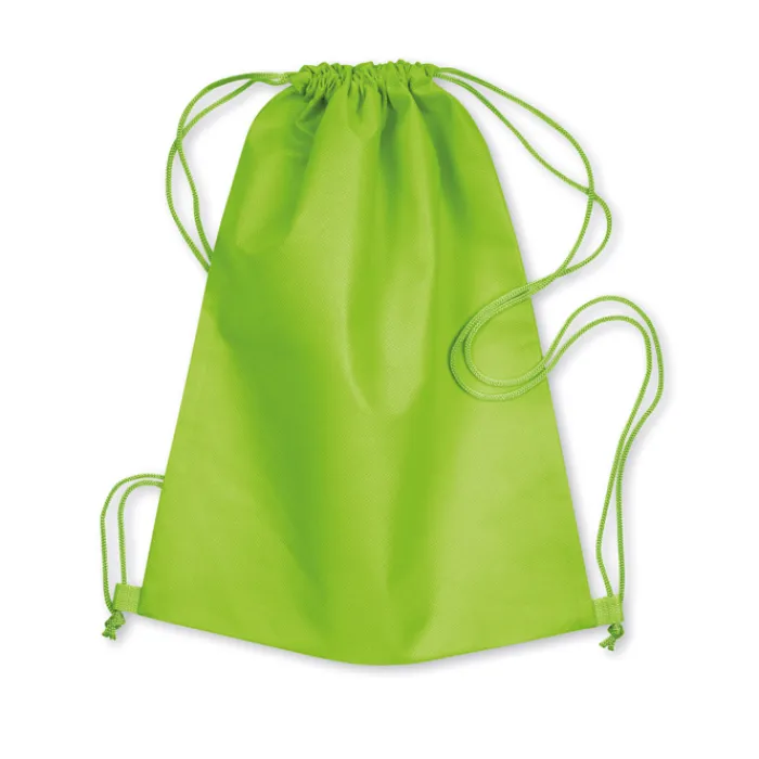 Gift Campaign Zainetti a sacca in colori vivaci corde abbinate TNT 80g/m2 Basic> Sacche Personalizzate