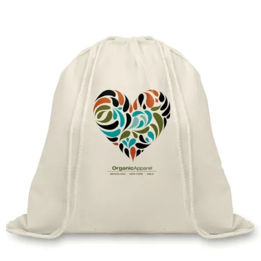 Gift Campaign Zainetti a sacca promozionali in cotone organico 105gr/m2 Organic> Gadget Ecologici|Sacche Personalizzate