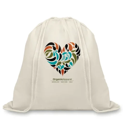 Gift Campaign Zainetti a sacca promozionali in cotone organico 105gr/m2 Organic> Gadget Ecologici|Sacche Personalizzate