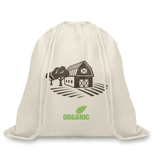 Gift Campaign Zainetti a sacca promozionali in cotone organico 105gr/m2 Organic> Gadget Ecologici|Sacche Personalizzate