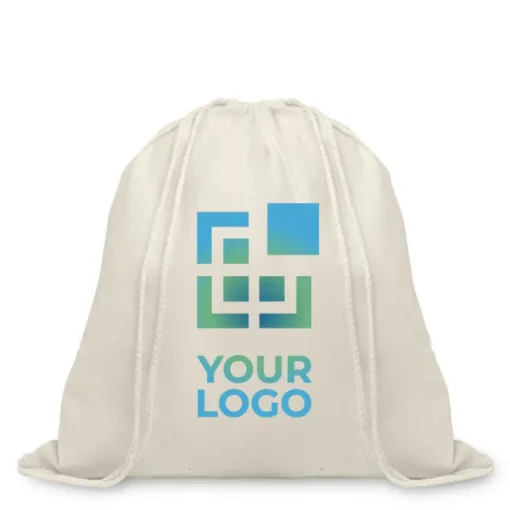 Gift Campaign Zainetti a sacca promozionali in cotone organico 105gr/m2 Organic> Gadget Ecologici|Sacche Personalizzate