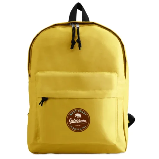 Gift Campaign Zainetti personalizzati in poliestere 600D con tasca esterna School Color> Regali Per Bambini|Gadget Per La Scuola