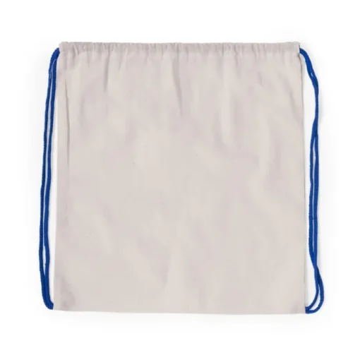 Gift Campaign Zainetto a sacca bianco corde colorate cotone 120g/m2 Color Strings> Sacche Personalizzate