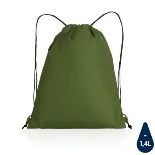 Gift Campaign Zainetto a sacca con logo più colori AWARE™ Urban Recycled Elegant> Sacche Personalizzate