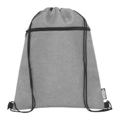 Gift Campaign Zainetto a sacca fronte mélange retro nero con taschino RPET Ultimate></noscript> Sacche Personalizzate