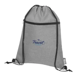 Gift Campaign Zainetto a sacca fronte mélange retro nero con taschino RPET Ultimate></noscript> Sacche Personalizzate