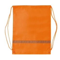 Gift Campaign Zainetto a sacca in poliestere con fascia riflettente orizzontale> Sacche Personalizzate