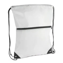 Gift Campaign Zainetto a sacca in rPET 210T con tasca frontale con cerniera> Sacche Personalizzate