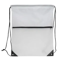Gift Campaign Zainetto a sacca in rPET 210T con tasca frontale con cerniera> Sacche Personalizzate