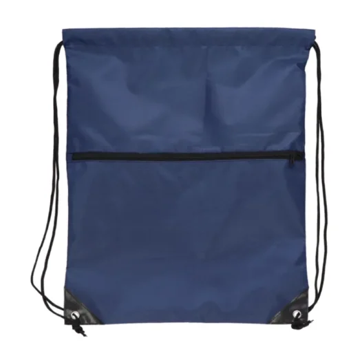 Gift Campaign Zainetto a sacca in rPET 210T con tasca frontale con cerniera> Sacche Personalizzate
