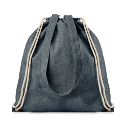 Gift Campaign Zainetto a sacca manici lunghi effetto denim in cotone 140g/m2 Reciclo> Gadget Ecologici|Sacche Personalizzate