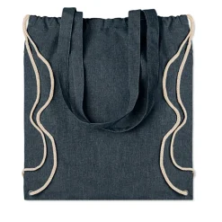 Gift Campaign Zainetto a sacca manici lunghi effetto denim in cotone 140g/m2 Reciclo> Gadget Ecologici|Sacche Personalizzate