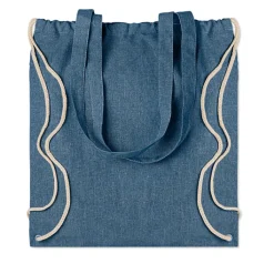 Gift Campaign Zainetto a sacca manici lunghi effetto denim in cotone 140g/m2 Reciclo></noscript> Gadget Ecologici|Sacche Personalizzate