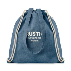 Gift Campaign Zainetto a sacca manici lunghi effetto denim in cotone 140g/m2 Reciclo></noscript> Gadget Ecologici|Sacche Personalizzate
